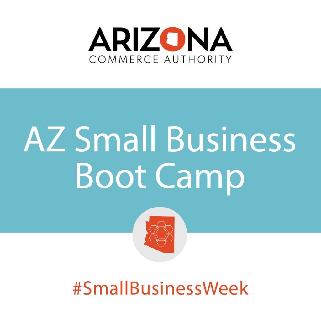 Arizona Commerce Authority Small Business Bootcamp banner promo image