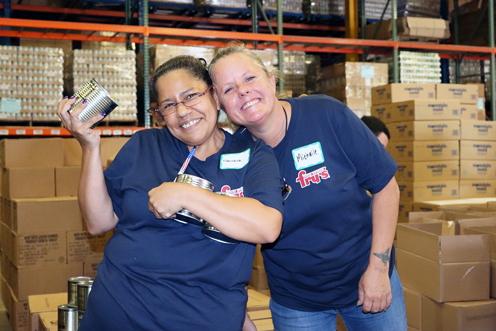 Volunteers with Community Food Bank of Southern Arizona