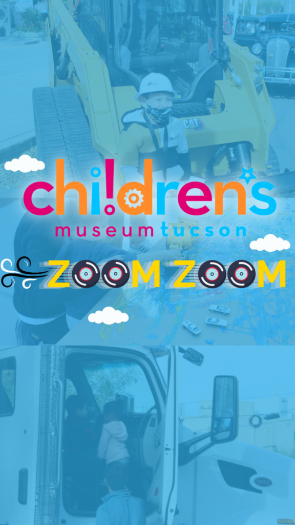 Zoom Zoom at the Children's Museum event poster