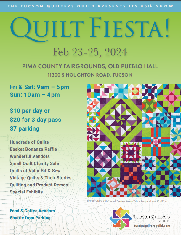 Poster for the Quilt Fiesta