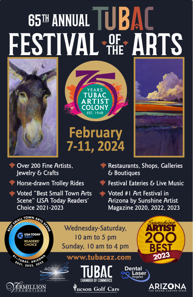 Poster for the Tubac Festival of Arts